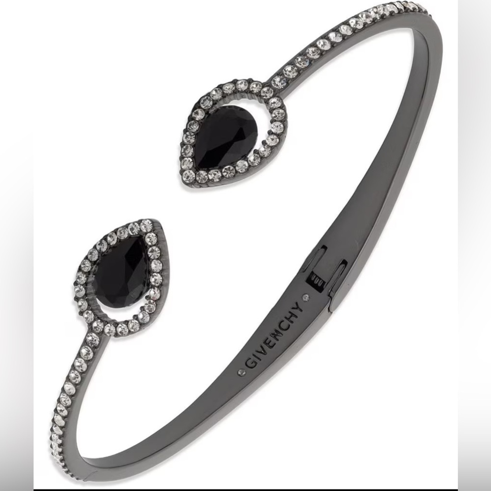 Givenchy Pear Stone Cuff Bracelet